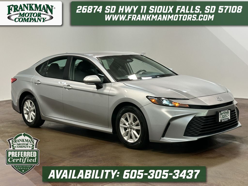Celestial Silver Metallic 2025 Toyota Camry Sedan Front-Wheel Drive Continuously Variable Transmission