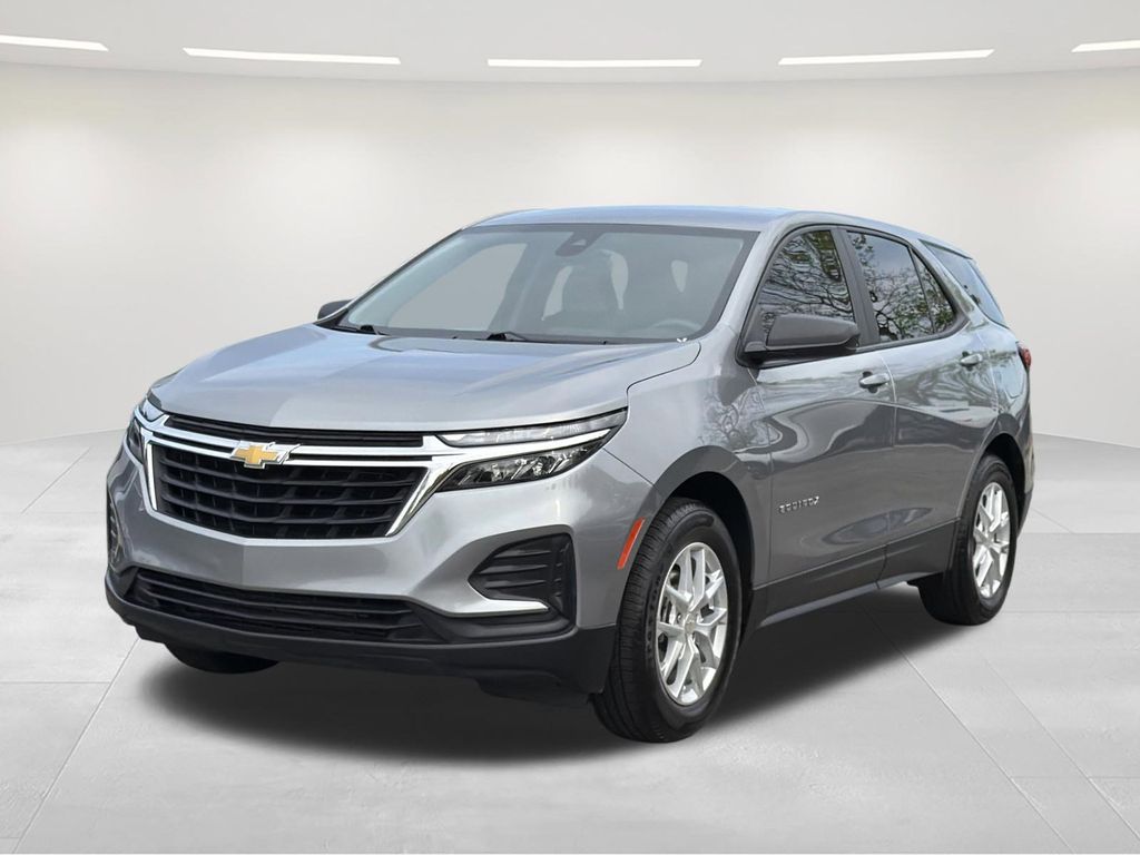 Sterling Gray Metallic 2023 Chevrolet Equinox LS FWD with 1FL SUV / Crossover Front-Wheel Drive 6-Speed Automatic Overdrive