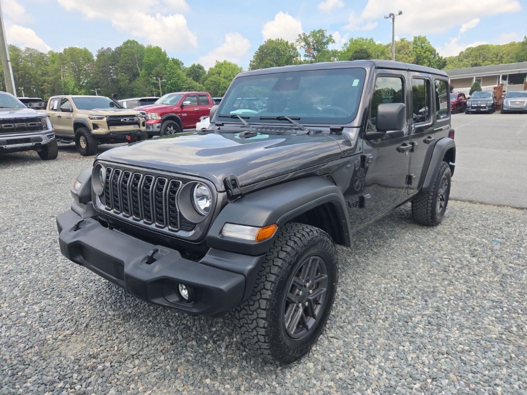 Gray (Granite Crystal Metallic Clearcoat) 2025 Jeep Wrangler SUV / Crossover Four-Wheel Drive 8-Speed Automatic