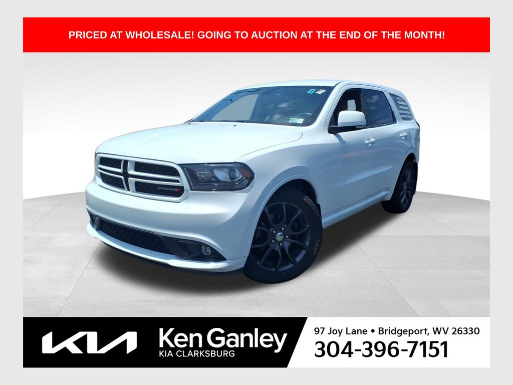 Bright White Clearcoat 2015 Dodge Durango SUV / Crossover All-Wheel Drive 8-Speed Automatic
