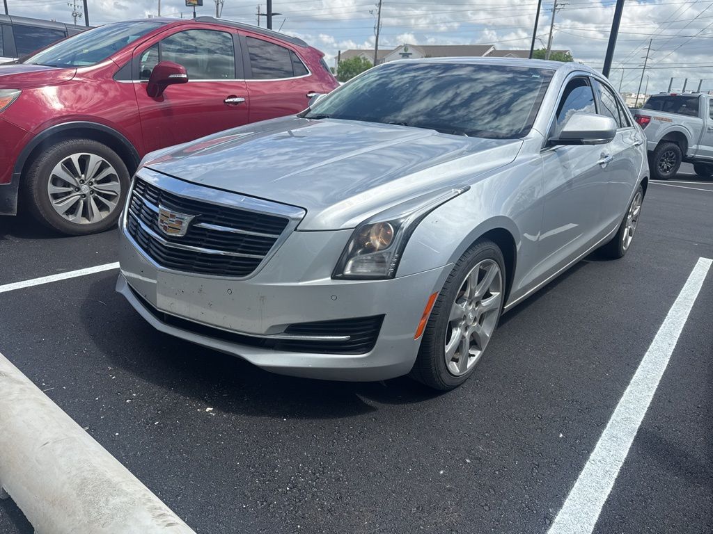 Radiant Silver Metallic 2015 Cadillac ATS 2.0T Luxury RWD Sedan Rear-Wheel Drive 6-Speed Automatic