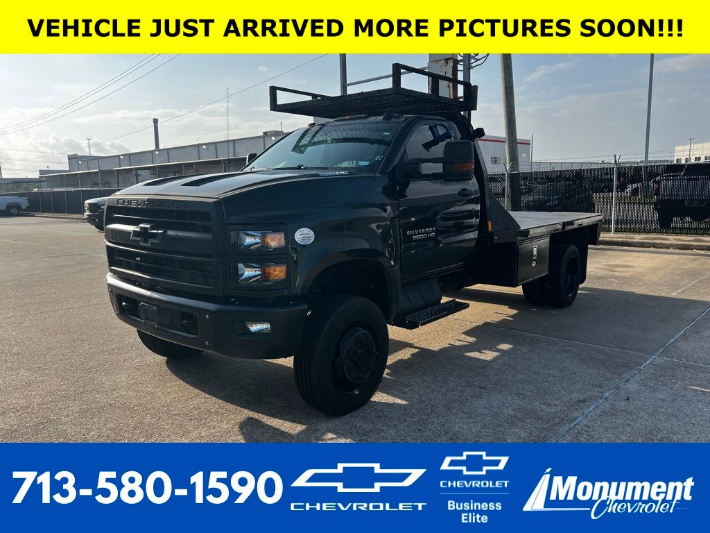 Black 2021 Chevrolet Silverado 5500HD Work Truck Regular Cab RWD Pickup Truck Rear-Wheel Drive 6-Speed Automatic