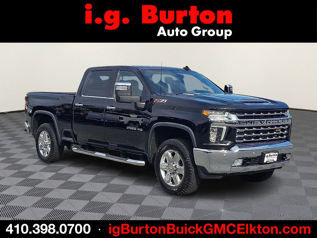 Black 2022 Chevrolet Silverado 2500HD Pickup Truck Four-Wheel Drive Automatic