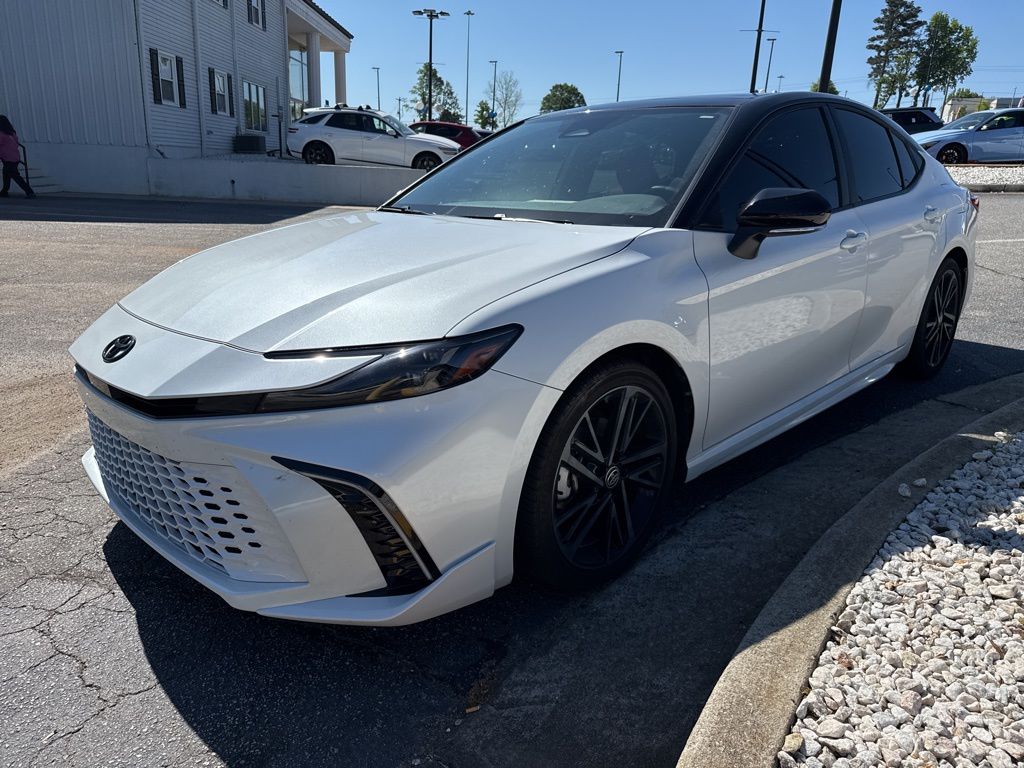 Midnight Black Metallic 2025 Toyota Camry XSE FWD Sedan Front-Wheel Drive Continuously Variable Transmission