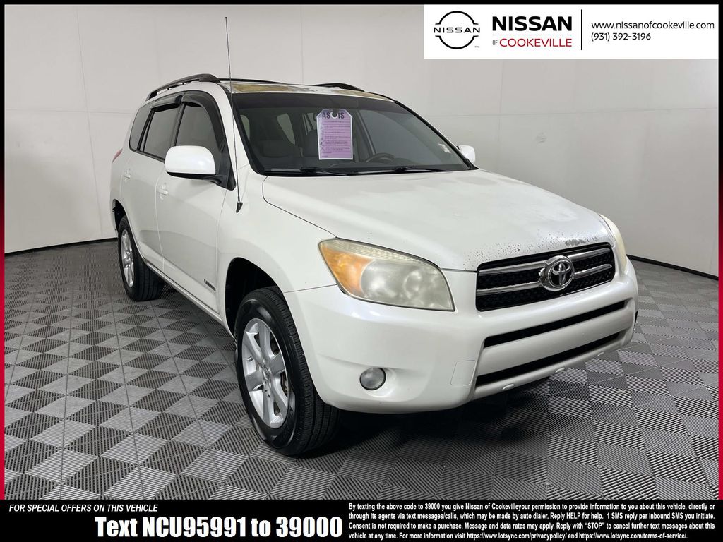 White 2008 Toyota RAV4 Limited AWD SUV / Crossover Four-Wheel Drive 4-Speed Automatic