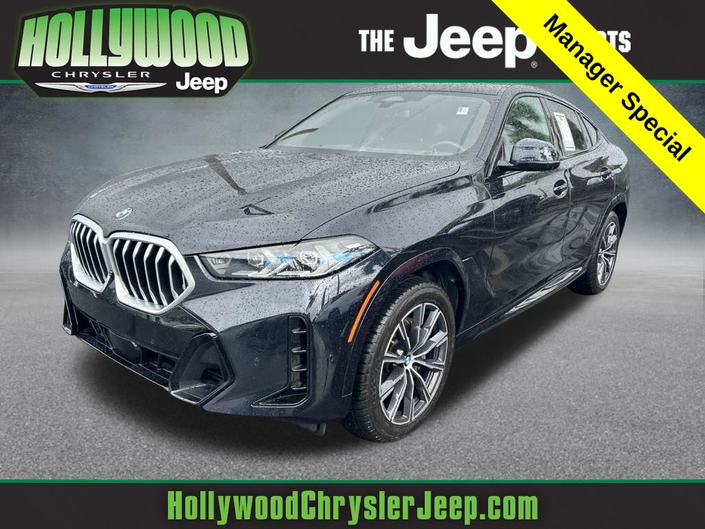 Black Sapphire Metallic 2025 BMW X6 SUV / Crossover All-Wheel Drive 8-Speed Automatic