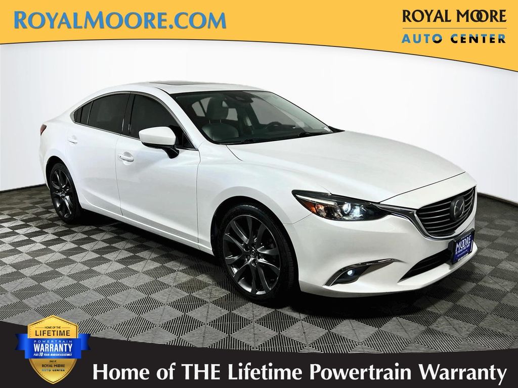 Snowflake White Pearl Mica 2017 Mazda MAZDA6 Sedan Front-Wheel Drive 6-Speed Automatic