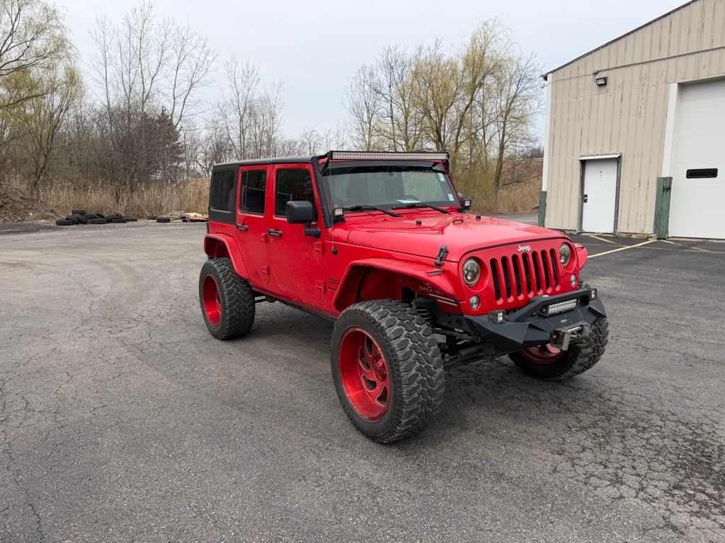 Firecracker Red Clearcoat 2018 Jeep Wrangler JK Unlimited Sport 4WD SUV / Crossover Four-Wheel Drive 5-Speed Automatic