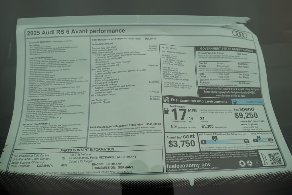 2025 Audi RS 6 4.2 28