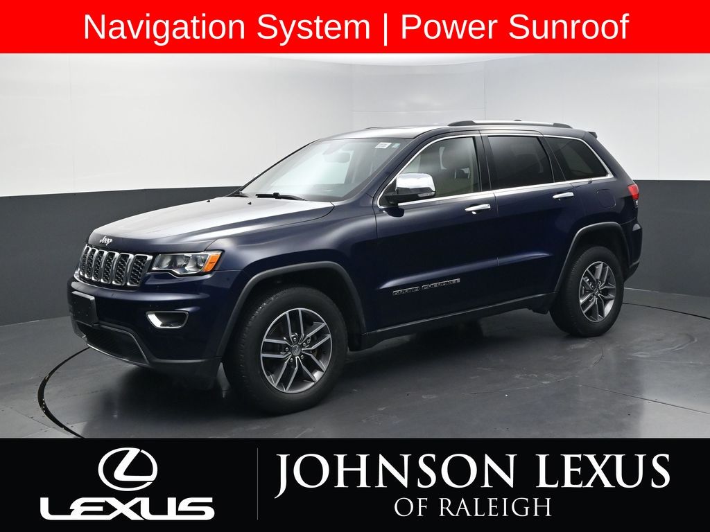 True Blue Pearlcoat 2017 Jeep Grand Cherokee SUV / Crossover Four-Wheel Drive 8-Speed Automatic