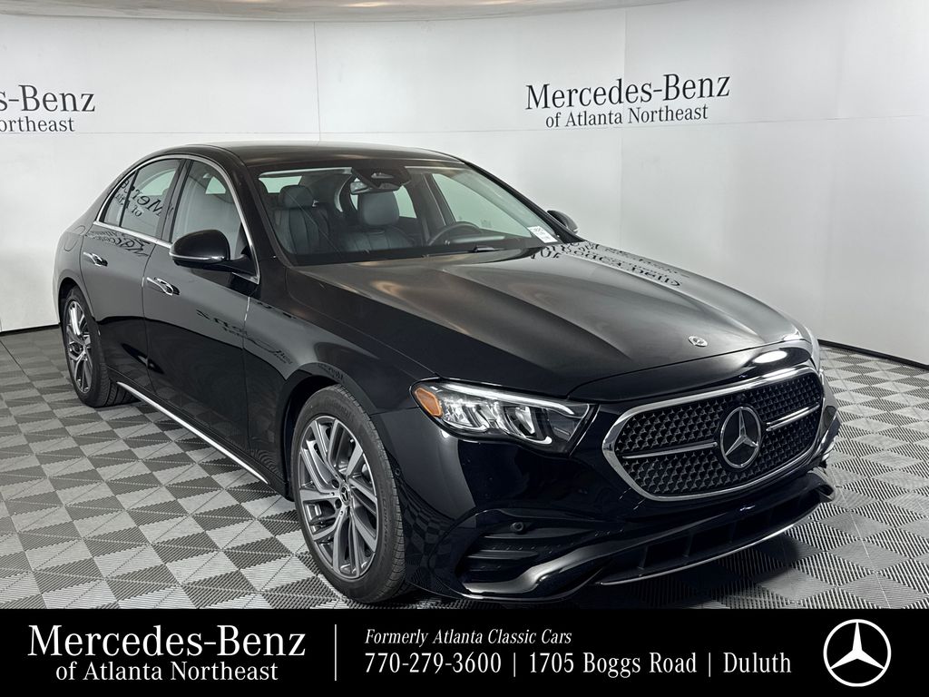 Black 2026 Mercedes-Benz E-Class E 350 RWD Sedan Rear-Wheel Drive 9-Speed Automatic