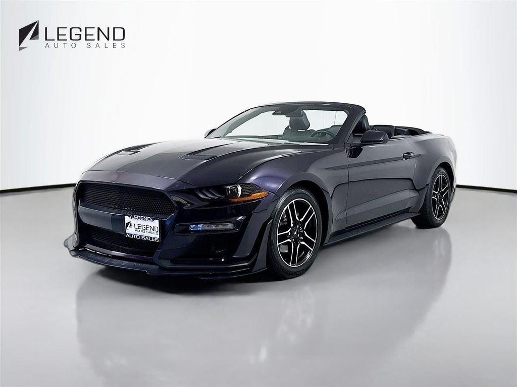 Black 2023 Ford Mustang EcoBoost Premium Convertible RWD Convertible Rear-Wheel Drive Automatic