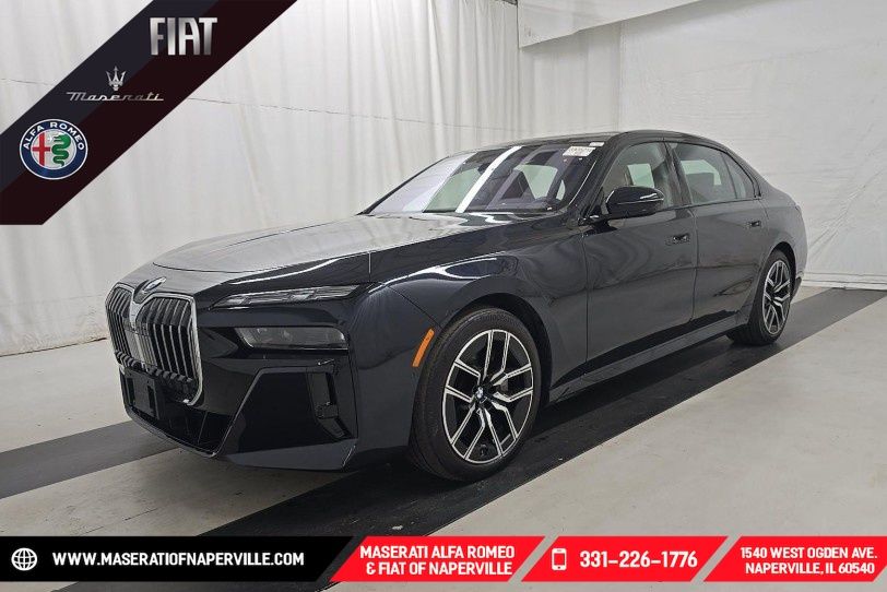 Carbon Black Metallic 2023 BMW 7 Series Sedan All-Wheel Drive 8-Speed Automatic