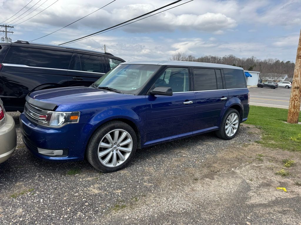 Blue Metallic 2015 Ford Flex SEL AWD SUV / Crossover All-Wheel Drive 6-Speed Automatic
