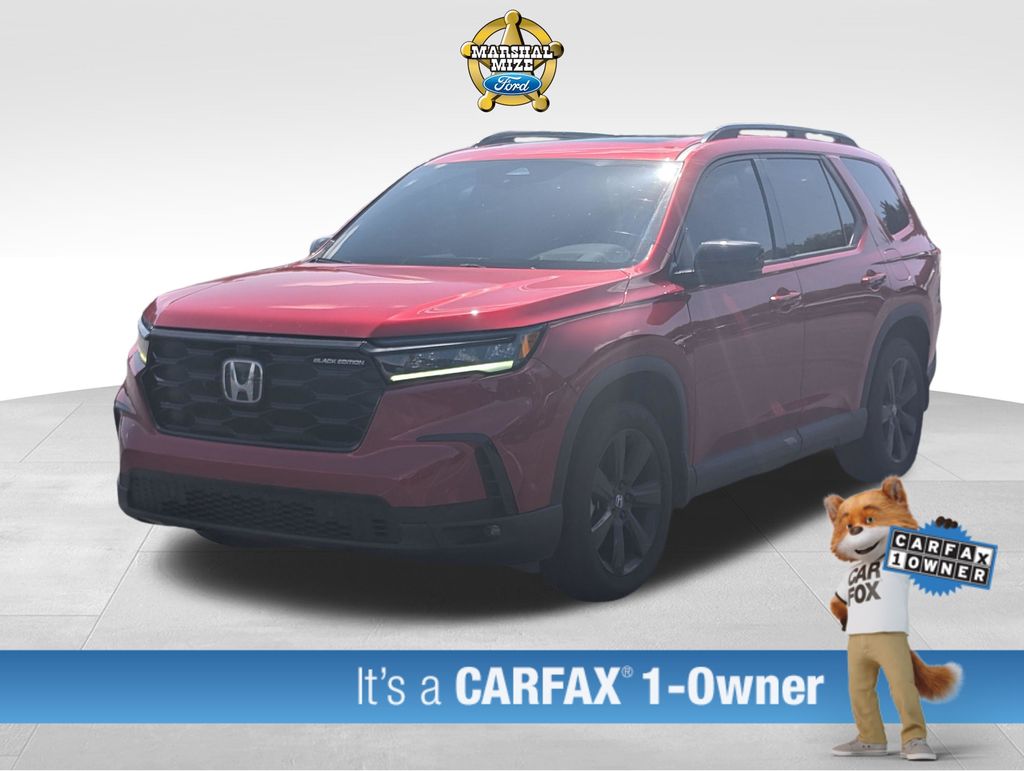 Radiant Red 2025 Honda Pilot SUV / Crossover All-Wheel Drive Automatic