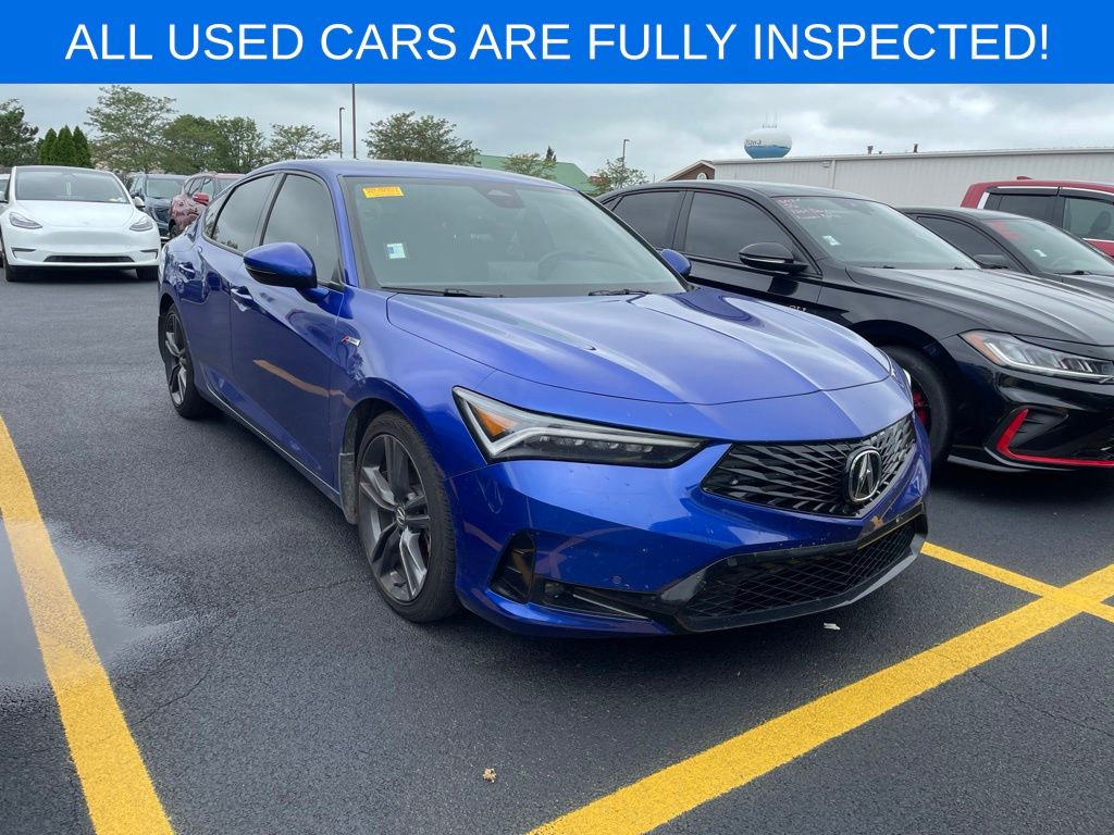 Apex Blue Pearl 2025 Acura Integra Sedan Front-Wheel Drive Continuously Variable Transmission