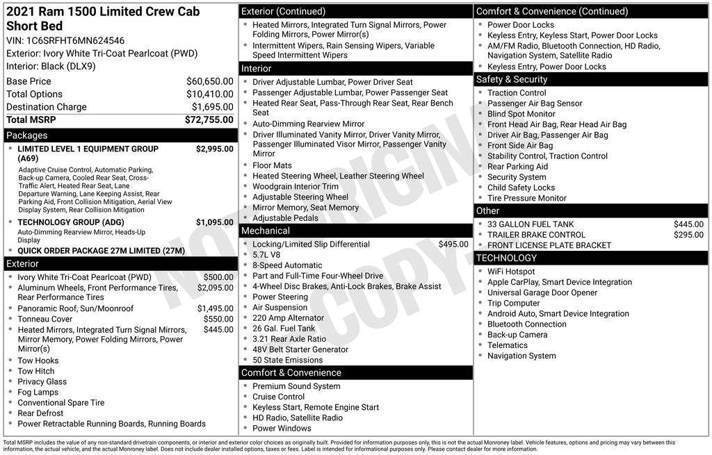 Used 2021 Ram 1500 Truck