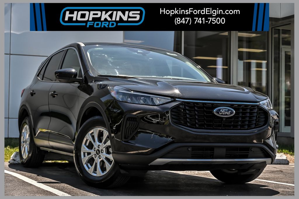 Black Metallic 2023 Ford Escape SUV / Crossover All-Wheel Drive 8-Speed Automatic