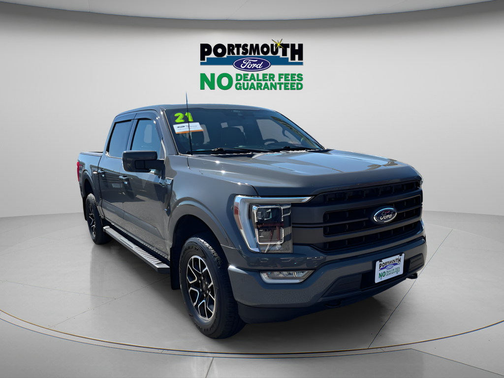 Gray (Lead Foot) 2021 Ford F-150 Pickup Truck Four-Wheel Drive Automatic