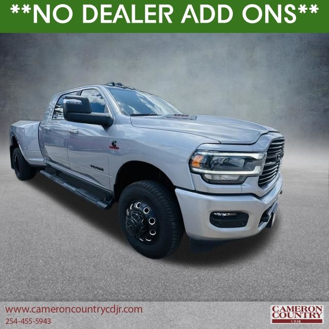 Billet Silver Metallic Clearcoat 2024 RAM 3500 Pickup Truck Four-Wheel Drive 6-Speed Automatic