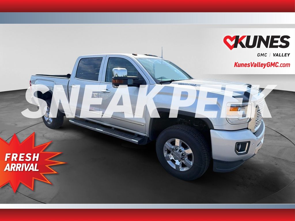 Quicksilver Metallic 2018 GMC Sierra 3500HD Pickup Truck Four-Wheel Drive 6-Speed Automatic