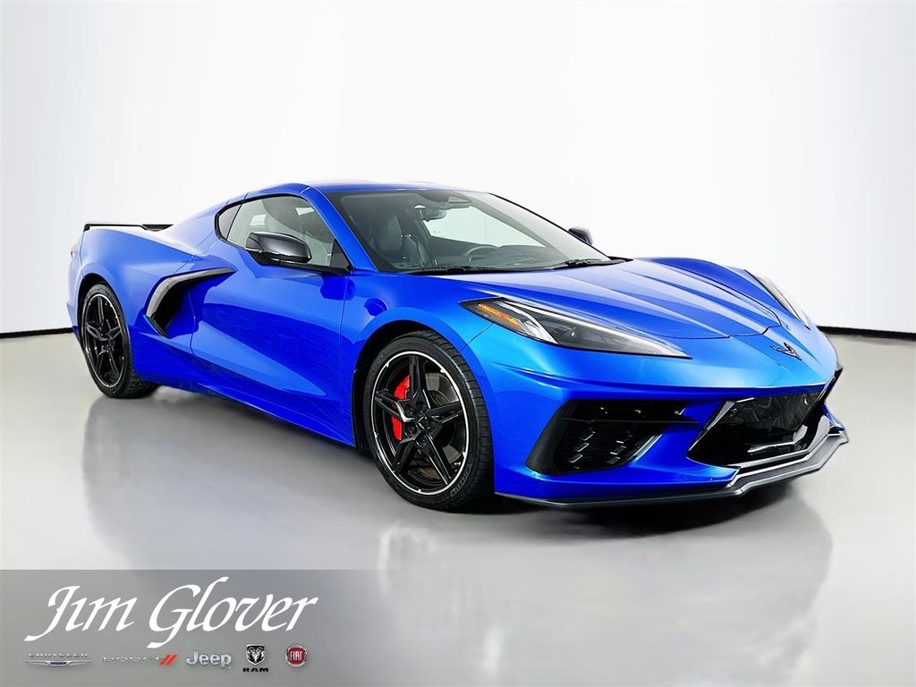 Riptide Blue Metallic 2024 Chevrolet Corvette Coupe Rear-Wheel Drive 8-Speed Dual Clutch