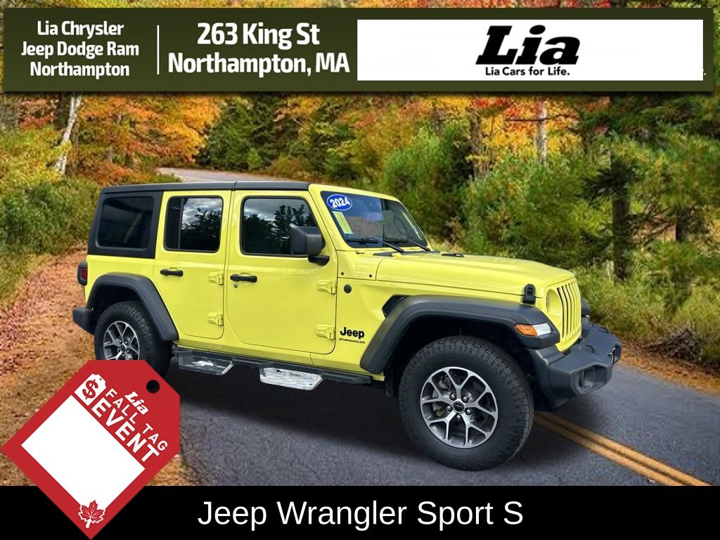 High Velocity Clearcoat 2024 Jeep Wrangler SUV / Crossover Four-Wheel Drive 8-Speed Automatic