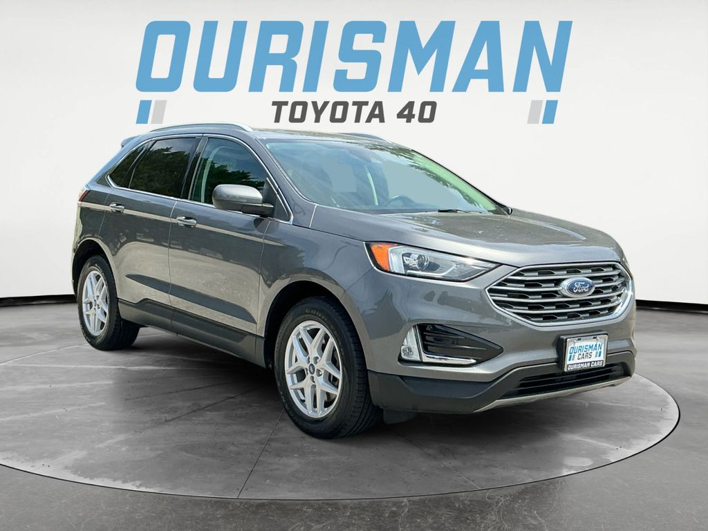 Gray Metallic 2022 Ford Edge SEL AWD SUV / Crossover All-Wheel Drive 8-Speed Automatic