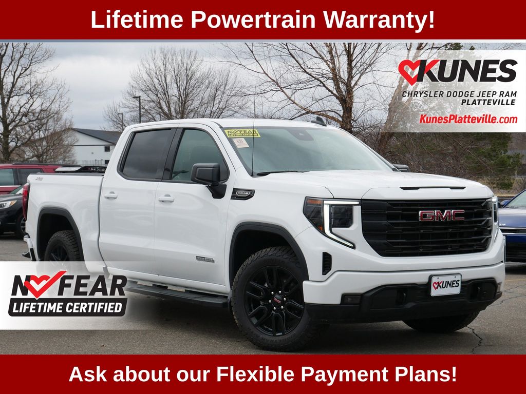 Summit White 2022 GMC Sierra 1500 Pickup Truck Four-Wheel Drive Automatic