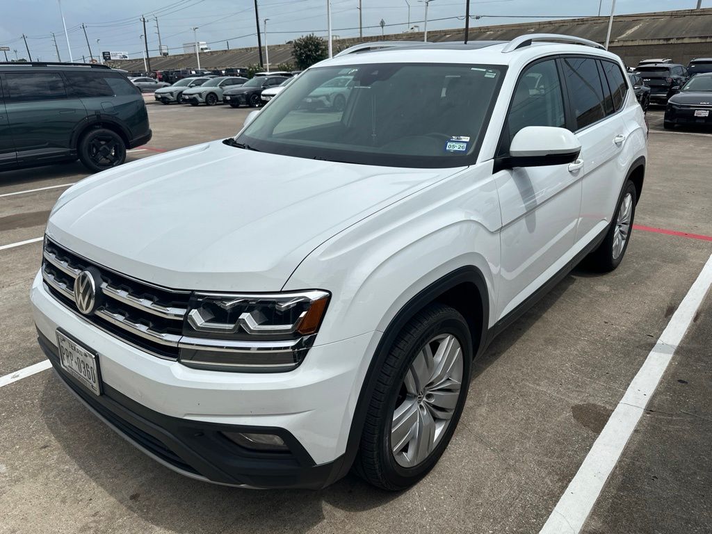 2019 Volkswagen Atlas 3.6L V6 SE White at Bravo Nissan