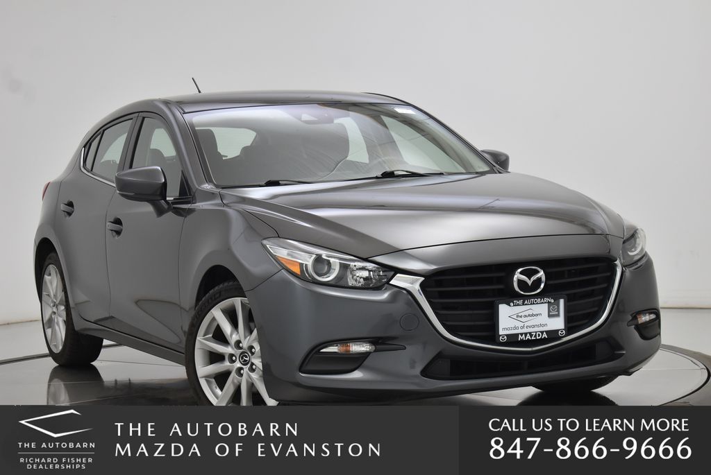 Machine Gray Metallic 2017 Mazda MAZDA3 Hatchback Front-Wheel Drive 6-Speed Automatic