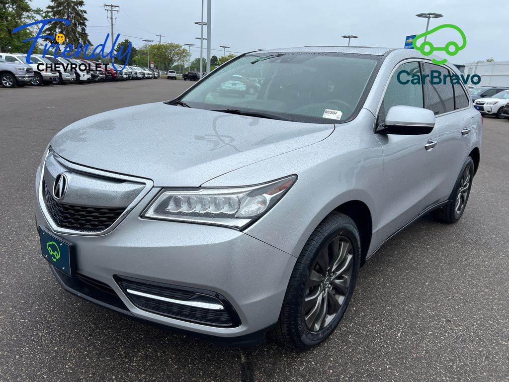 Silver 2015 Acura MDX SH-AWD with Technology Package SUV / Crossover All-Wheel Drive 6-Speed Automatic