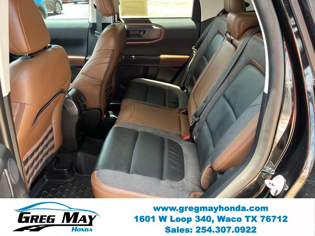 2023 Ford Bronco Sport Outer Banks Black at Greg May Honda
