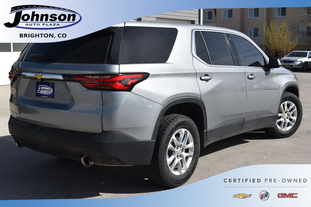 Sterling Gray Metallic 2024 Chevrolet Traverse LS AWD SUV / Crossover Four-Wheel Drive 9-Speed Automatic