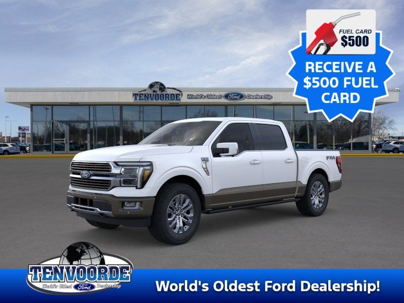 Star White Metallic Tri-Coat 2026 Ford F-150 Pickup Truck Four-Wheel Drive Automatic