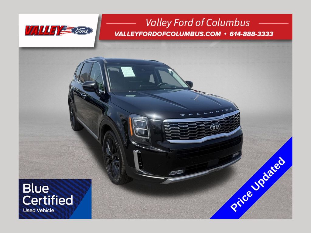 Ebony Black 2021 Kia Telluride SUV / Crossover All-Wheel Drive 8-Speed Automatic