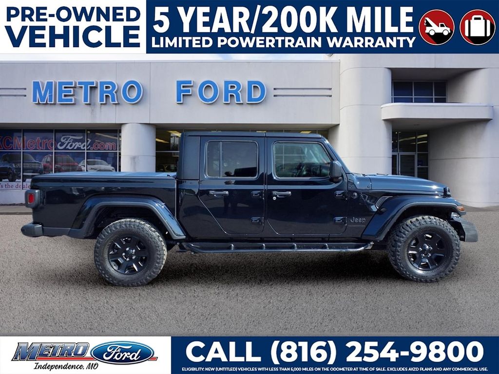 Used 2021 Jeep Gladiator Sport S with VIN 1C6HJTAG6ML536007 for sale in Kansas City