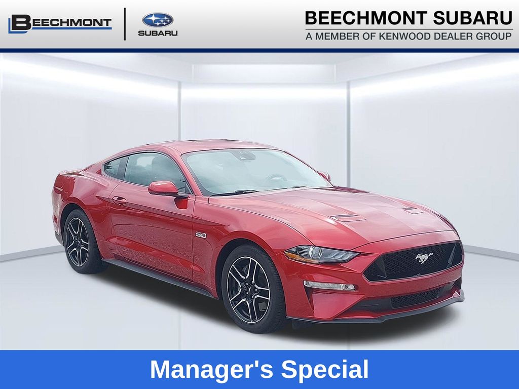 Red Metallic 2021 Ford Mustang Coupe Rear-Wheel Drive 6-Speed Manual