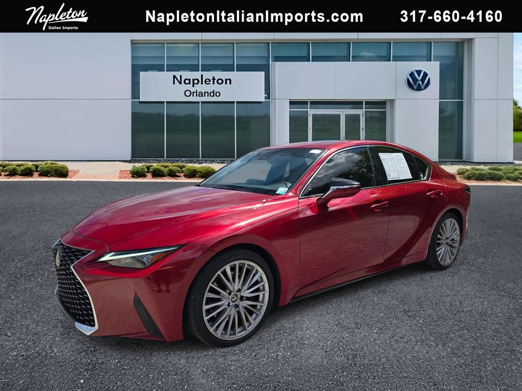 Matador Red Mica 2024 Lexus IS 300 RWD Sedan Rear-Wheel Drive 8-Speed Automatic