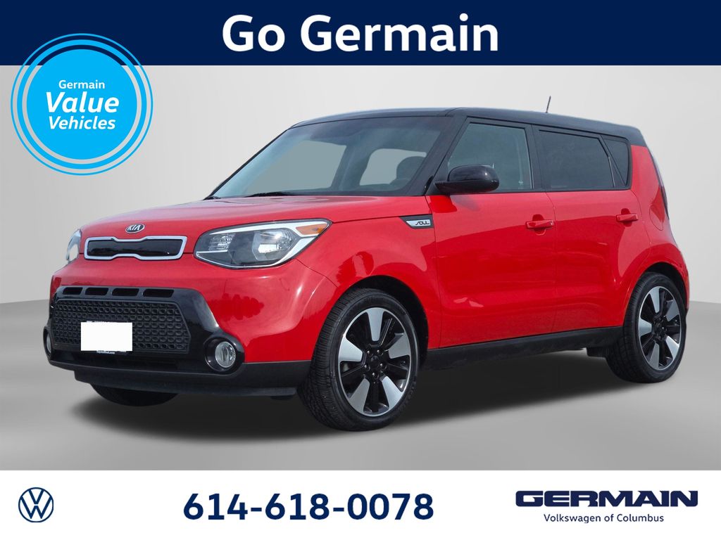 Inferno Red w/Black Roof 2016 Kia Soul Wagon Front-Wheel Drive 6-Speed Automatic