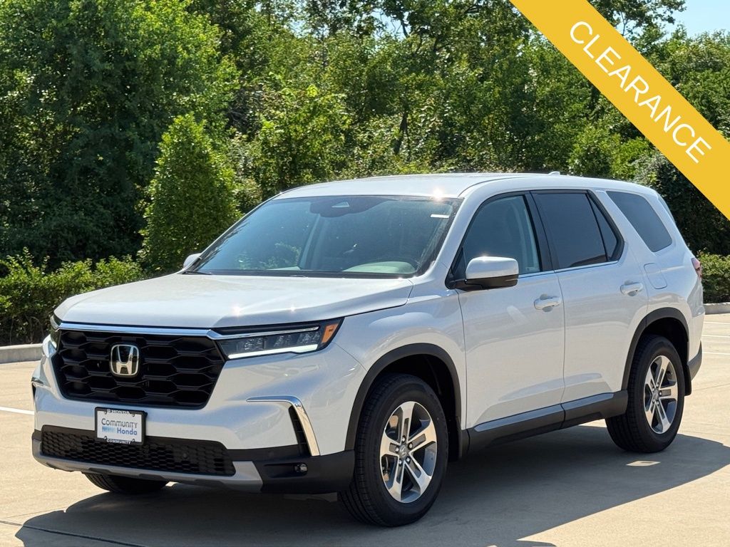 2025 Honda Pilot EX-L White at Bayway Cadillac of The Woodlands