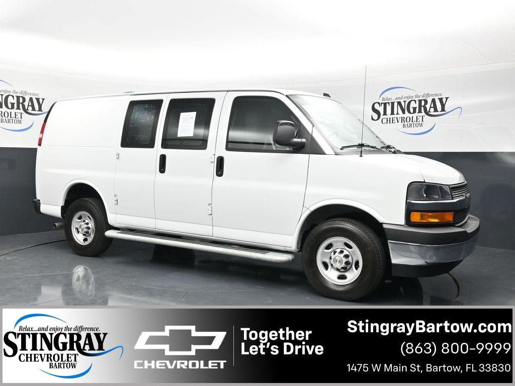 Summit White 2024 Chevrolet Express Cargo 2500 RWD Van Rear-Wheel Drive 8-Speed Automatic Overdrive
