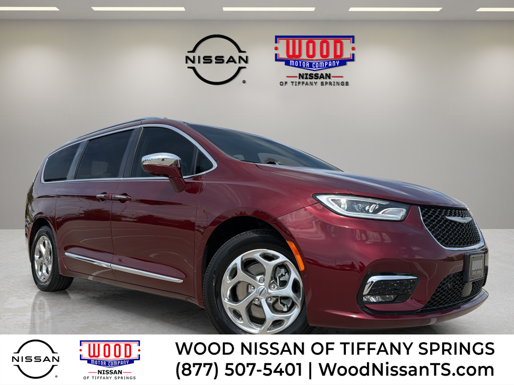 Velvet Red Pearlcoat 2021 Chrysler Pacifica Hybrid Limited FWD Minivan Front-Wheel Drive Continuously Variable Transmission