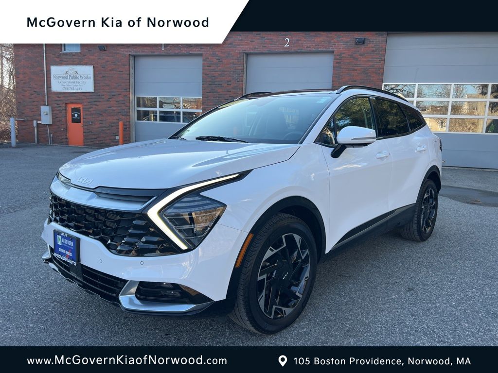 Glacial White Pearl 2023 Kia Sportage SX Prestige AWD SUV / Crossover All-Wheel Drive 8-Speed Automatic