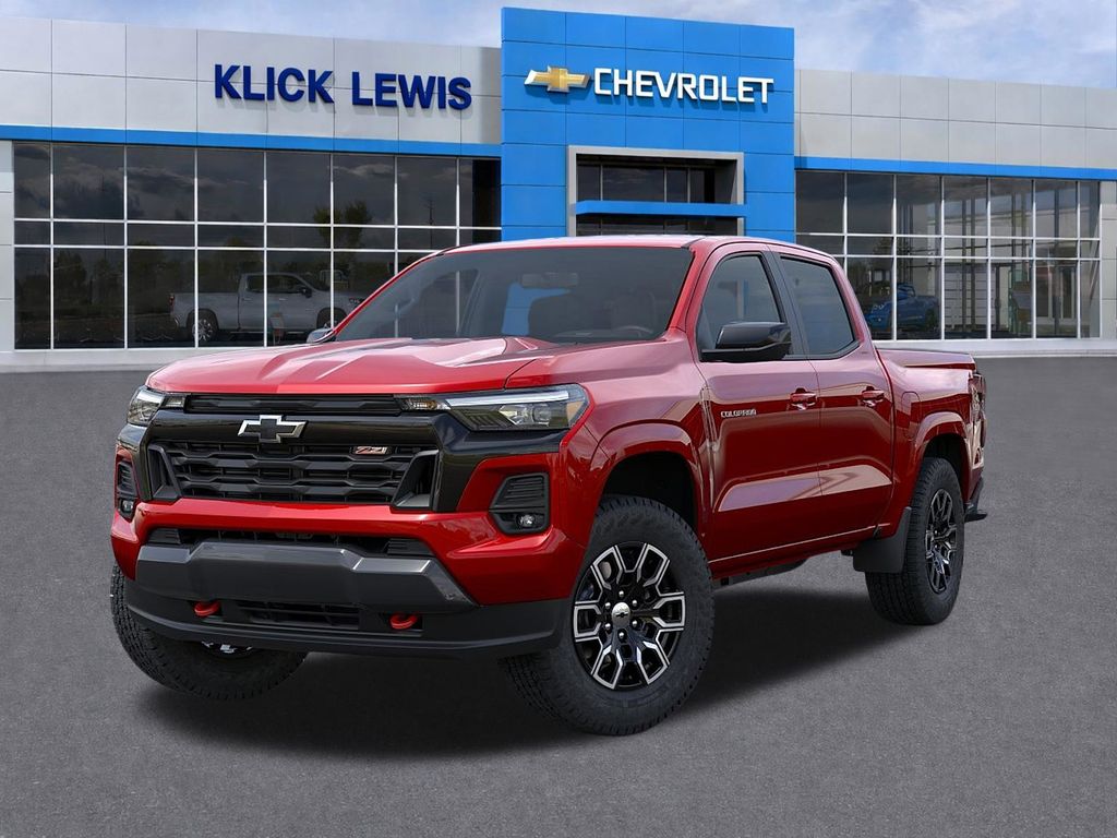 2026 Chevrolet Colorado Z71 Red at Klick Lewis Buick Chevrolet