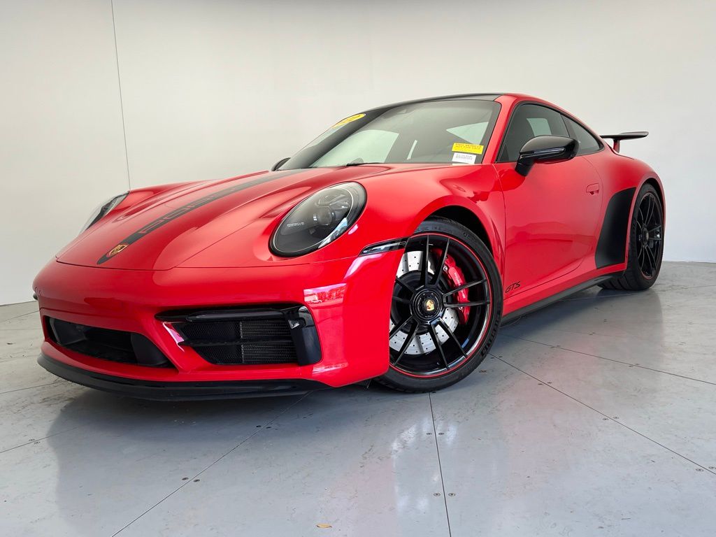 Guards Red 2022 Porsche 911 Carrera S Coupe RWD Coupe Rear-Wheel Drive 7-Speed Manual