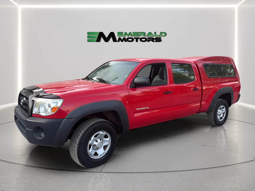 Red 2005 Toyota Tacoma Pickup Truck 5-Speed Automatic Overdrive