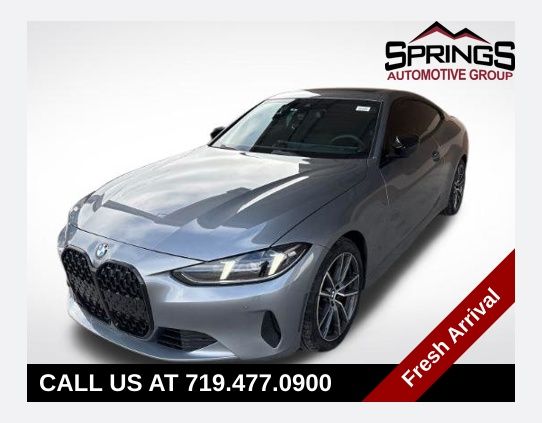 Gray Metallic 2025 BMW 4 Series 430i Coupe xDrive Coupe All-Wheel Drive 8-Speed Automatic