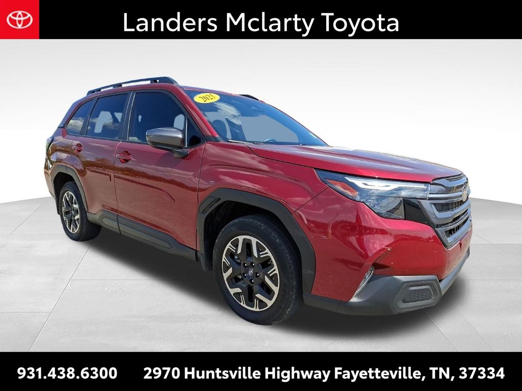 Crimson Red Pearl 2025 Subaru Forester SUV / Crossover All-Wheel Drive Continuously Variable Transmission