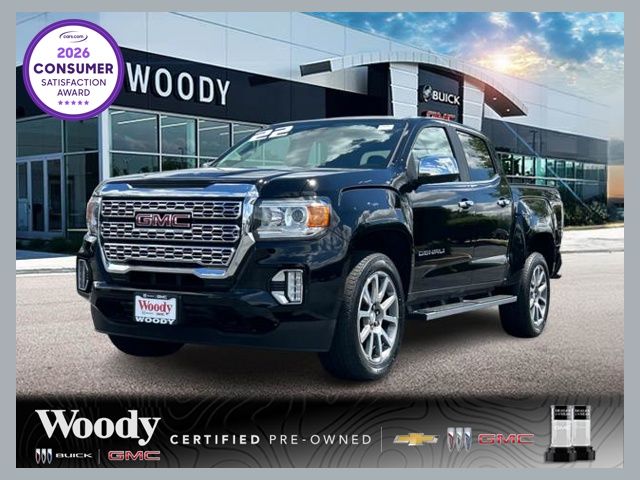 Onyx Black 2022 GMC Canyon Pickup Truck Four-Wheel Drive 8-Speed Automatic